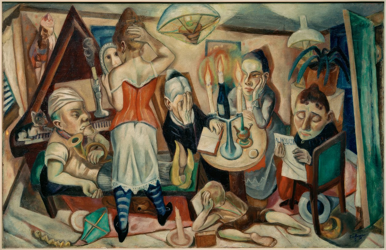Familiebilde av Max Beckmann