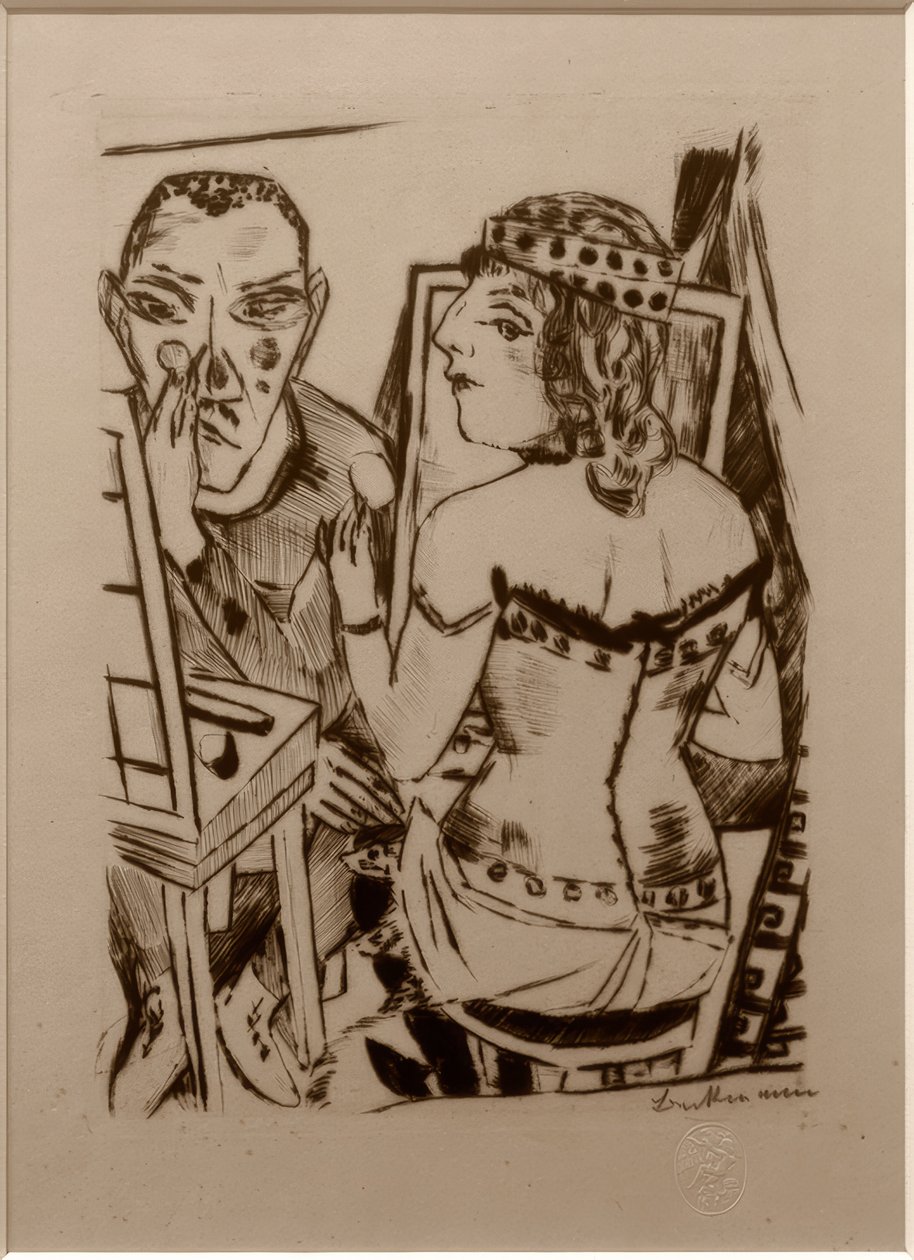 Gaderobe av Max Beckmann