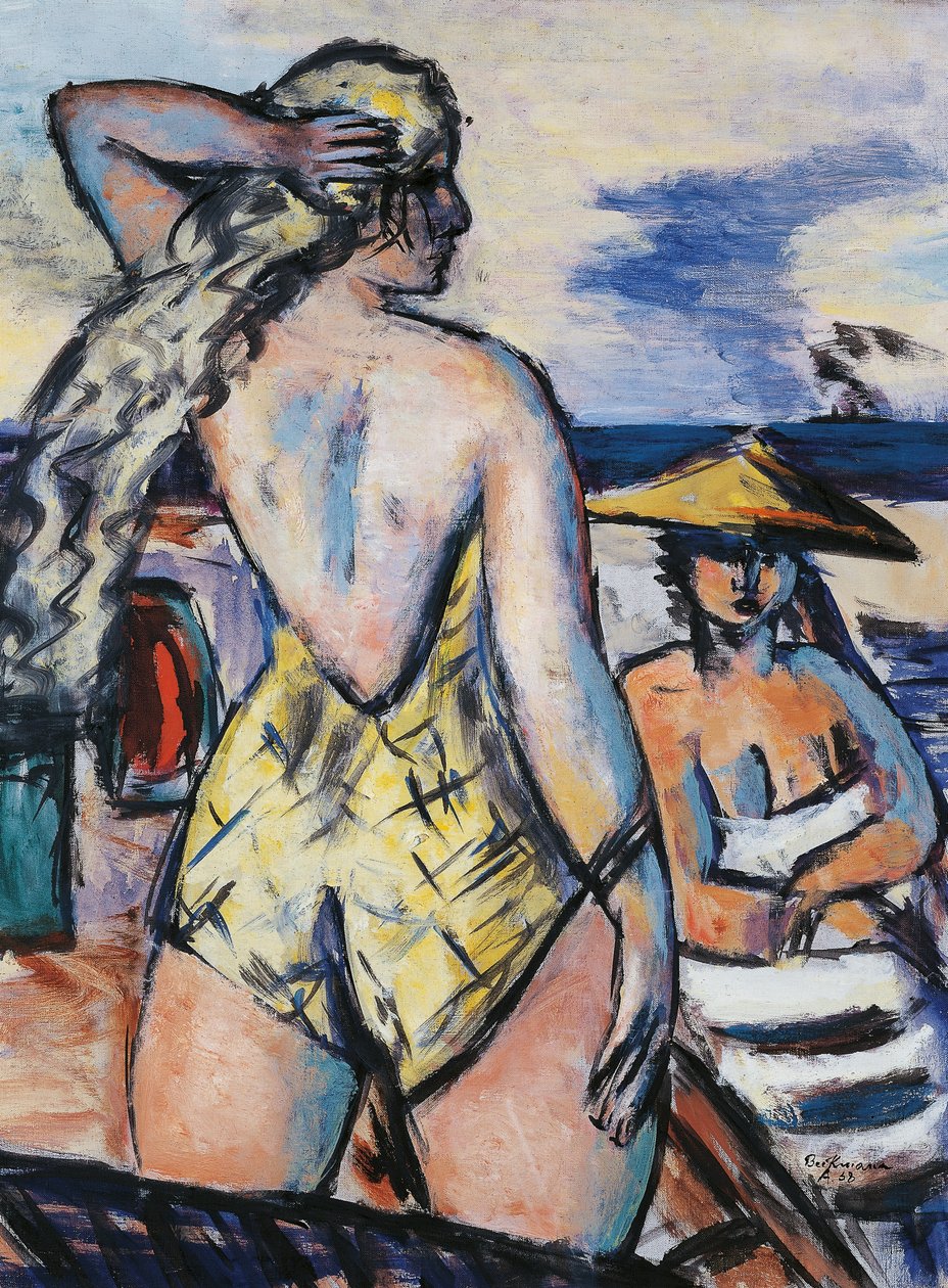 Jenter ved sjøen av Max Beckmann