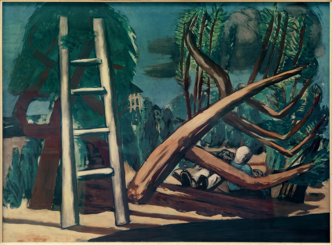 Stort tordenlandskap av Max Beckmann