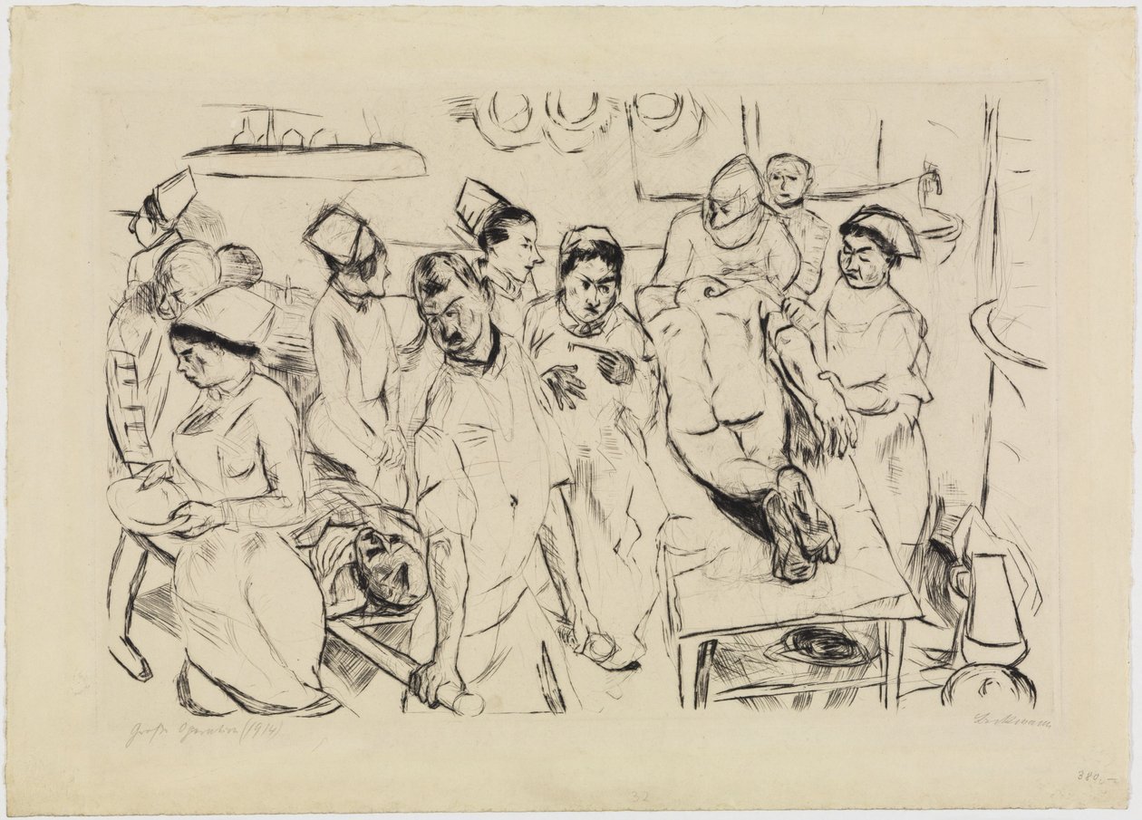 Stor operasjon av Max Beckmann