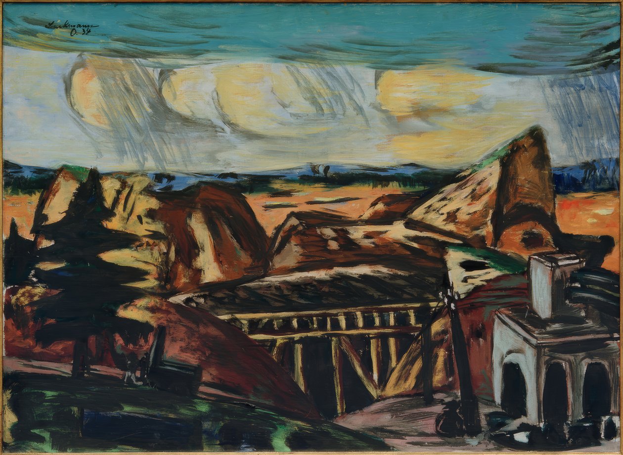 Stort steinbrudd i Øvre Bayern av Max Beckmann
