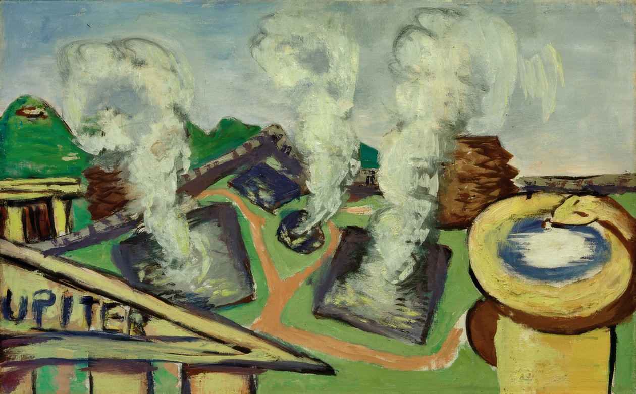 Varme kilder i Abano av Max Beckmann