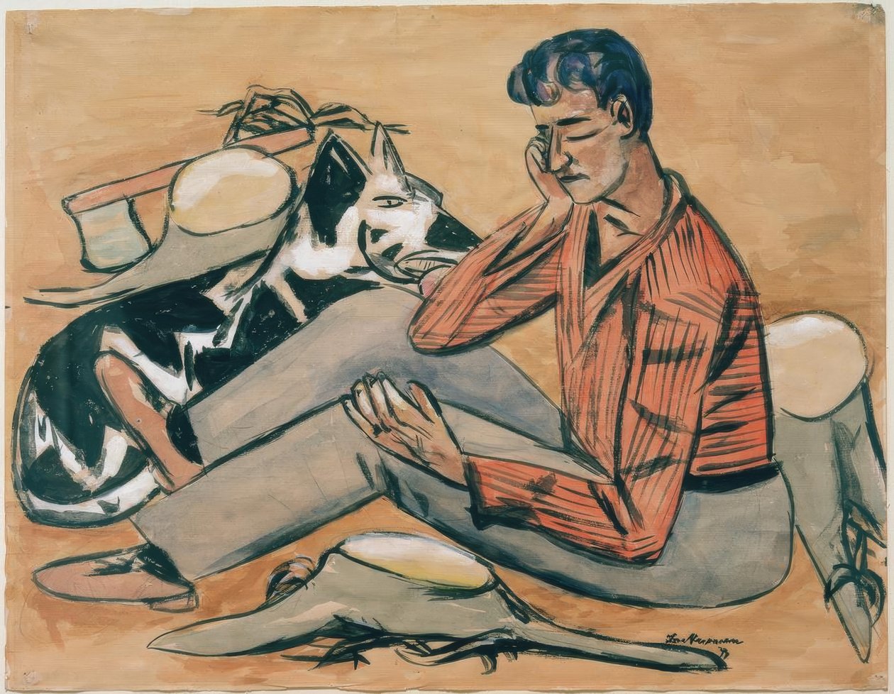 tømmerhugger av Max Beckmann