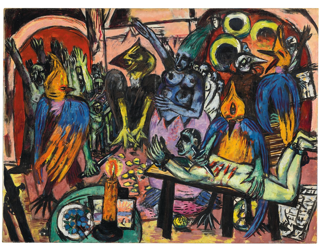 Fuglenes helvete av Max Beckmann