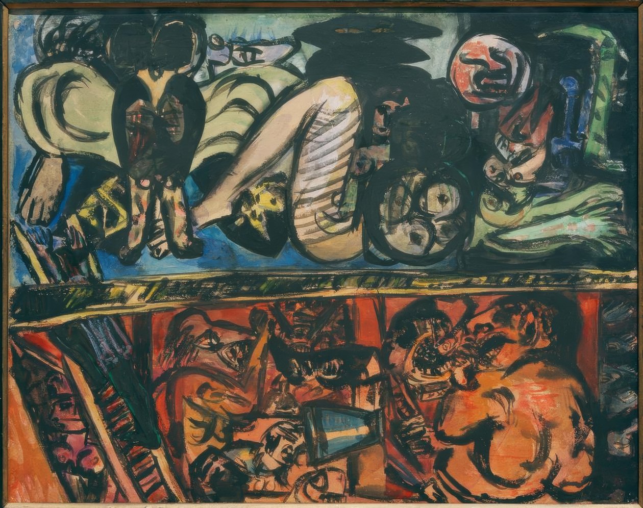 Helvete og limbo av Max Beckmann