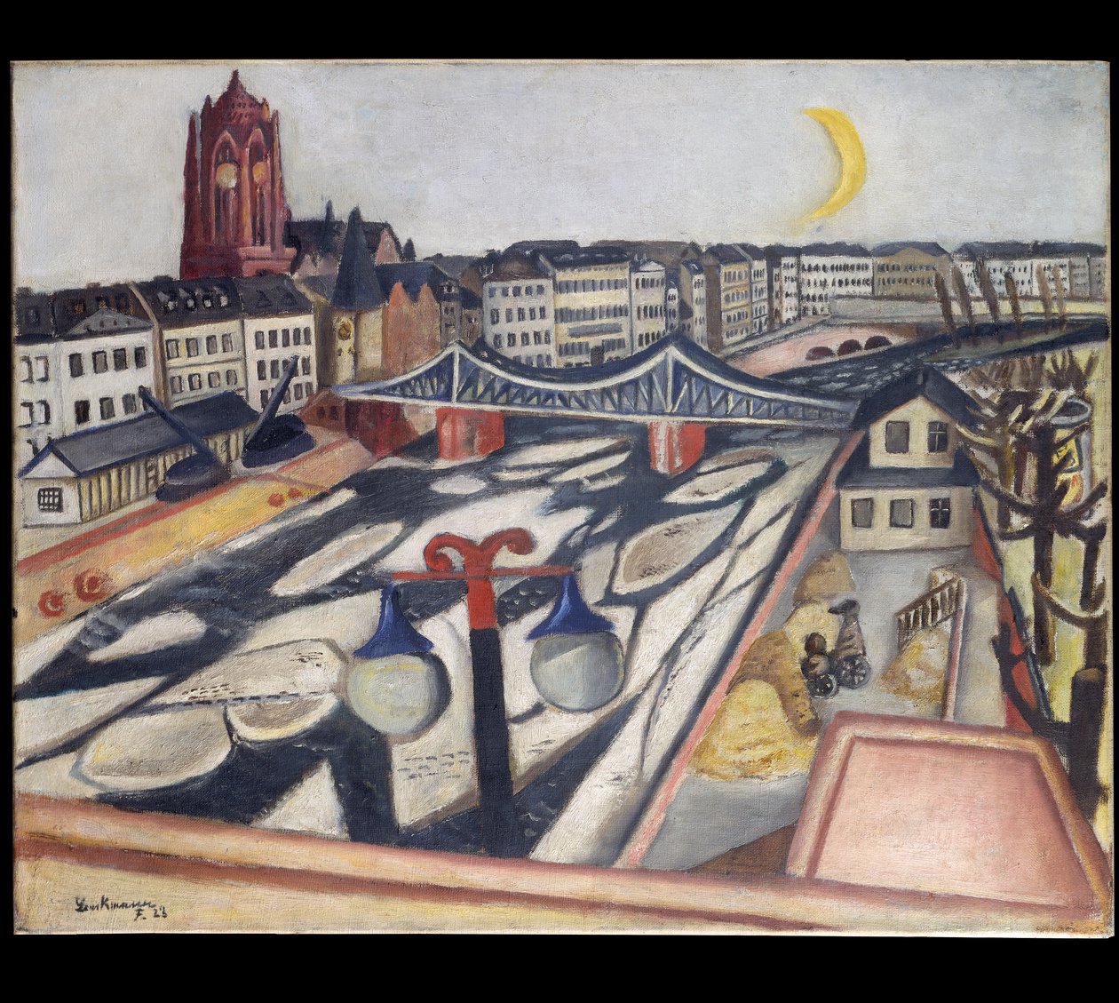Is på elven av Max Beckmann