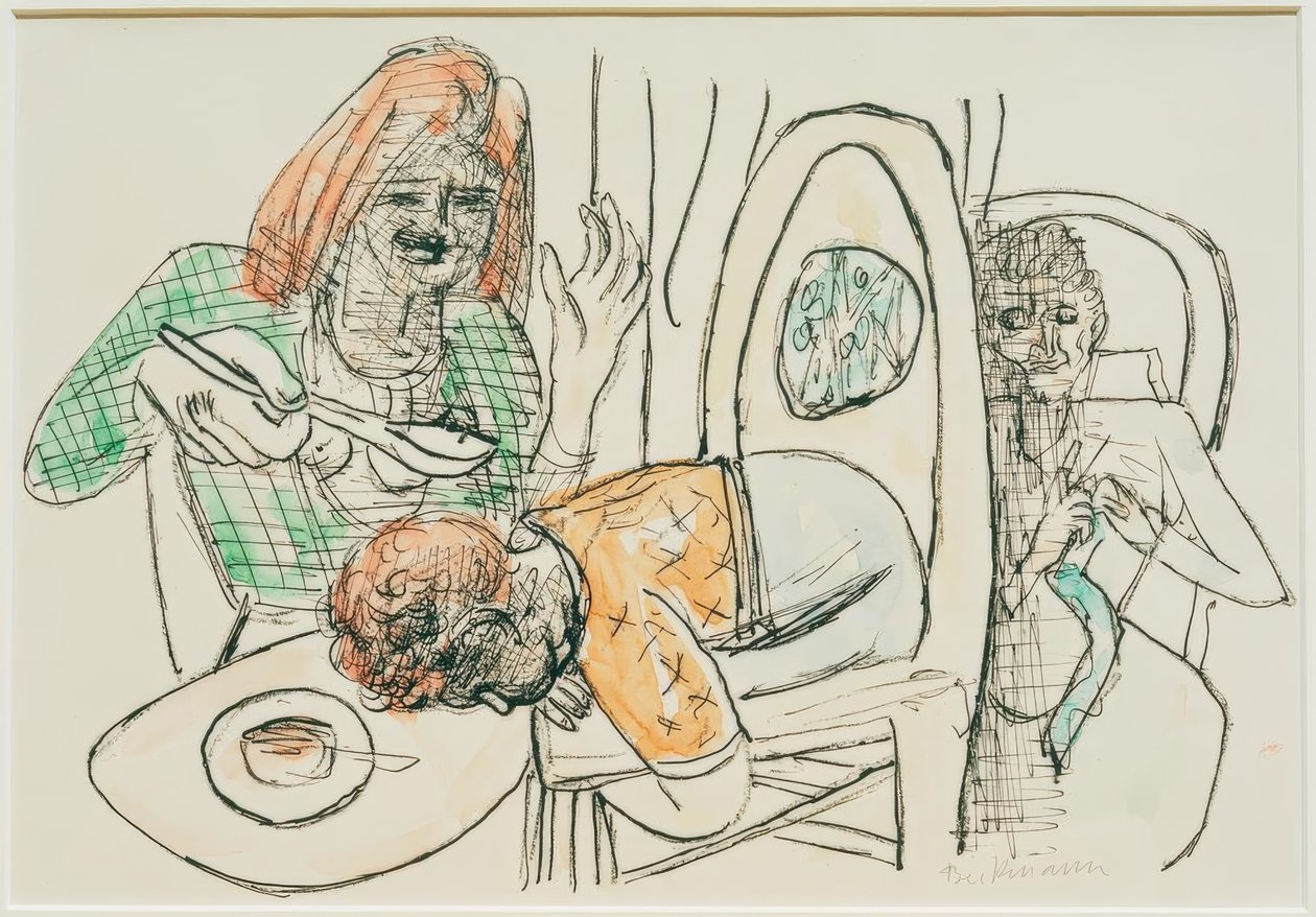 Jeg spiser ikke suppen min av Max Beckmann