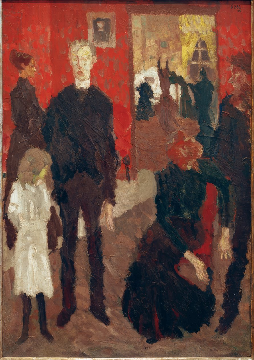 Liten dødsscene av Max Beckmann
