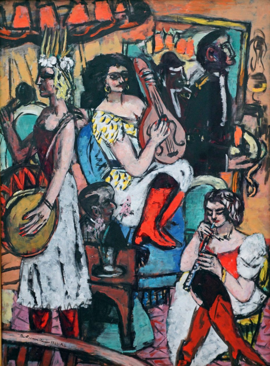 Dameorkester av Max Beckmann