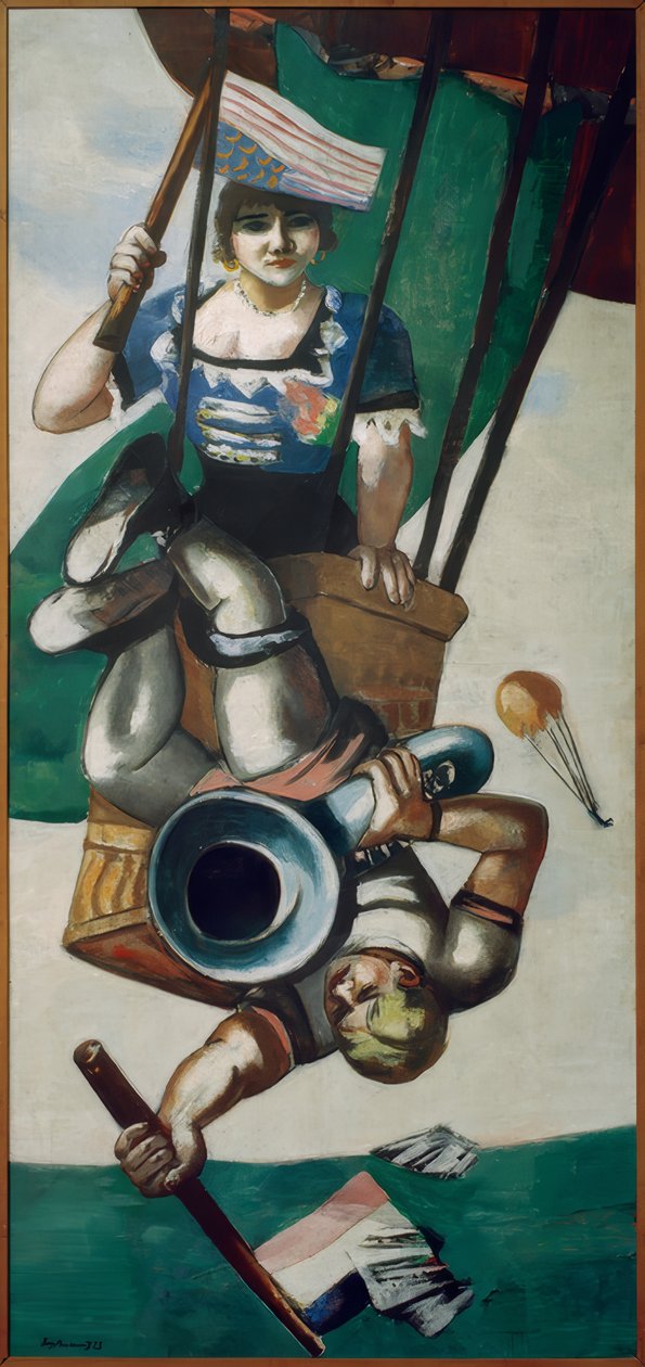 Aerialister av Max Beckmann