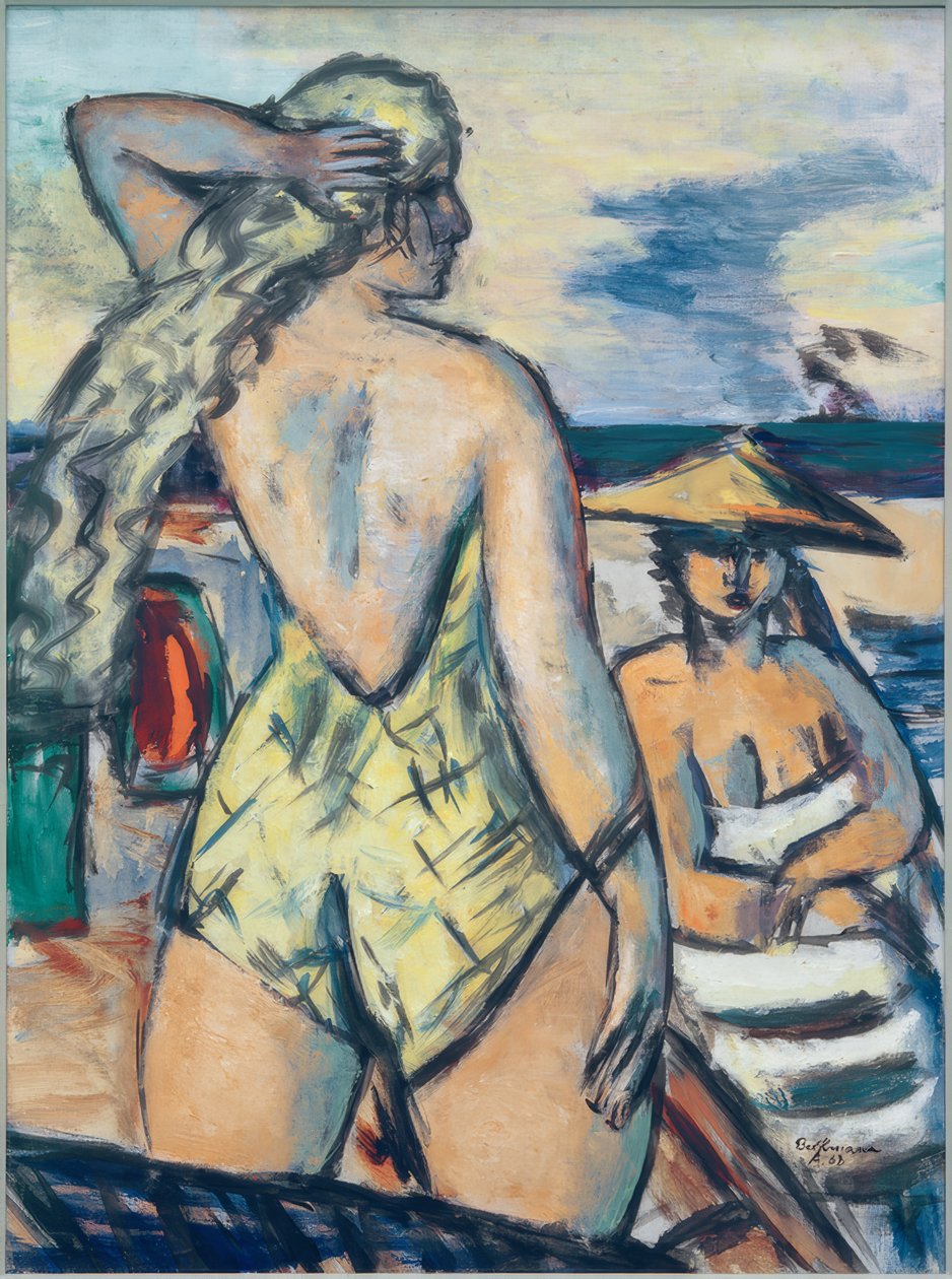 Jente ved sjøen av Max Beckmann