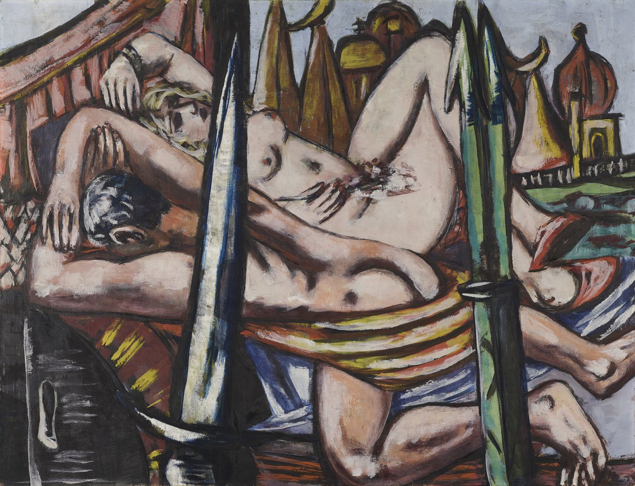 Messingstadt, 1944. av Max Beckmann