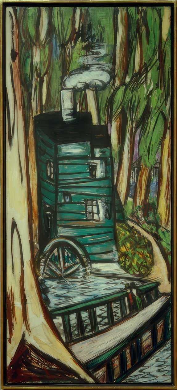 Mill i Eucalyptus Forest (Mills College) av Max Beckmann