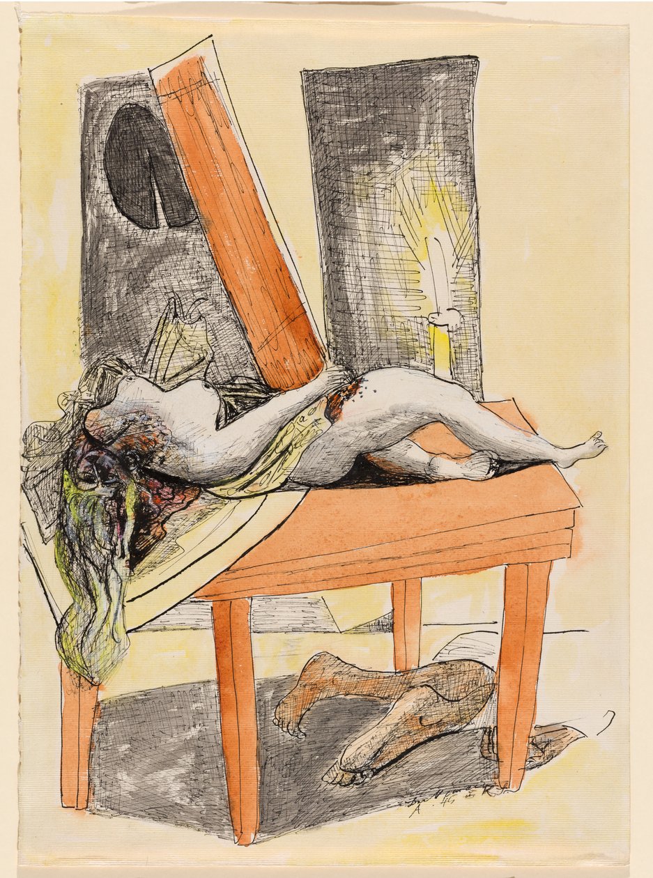 Mord av Max Beckmann