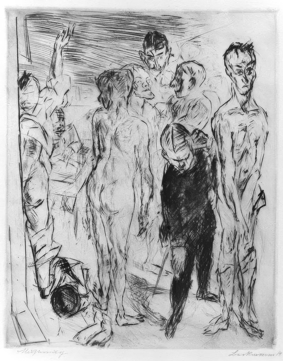 Mønstring av Max Beckmann