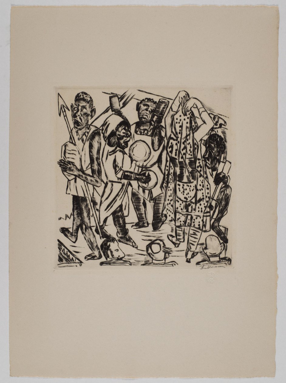 «Svart dans» av Max Beckmann