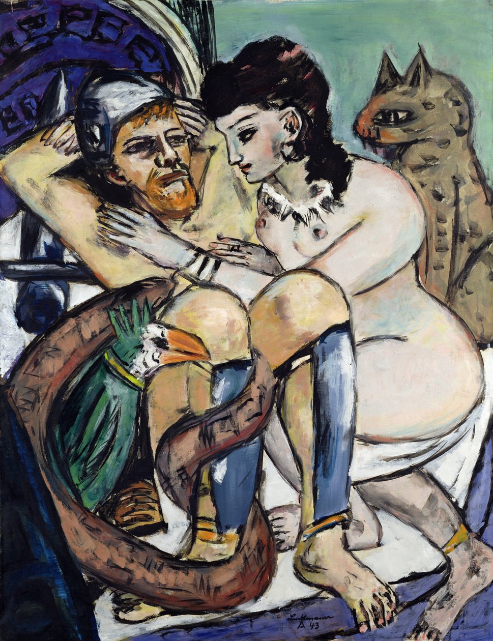 Odysseus og Calypso av Max Beckmann