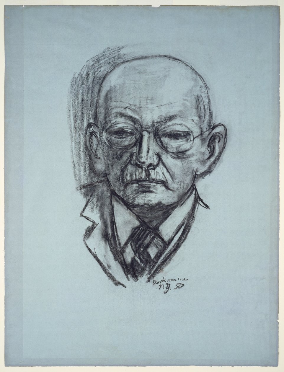 Portrett av Georg Swarzenski av Max Beckmann