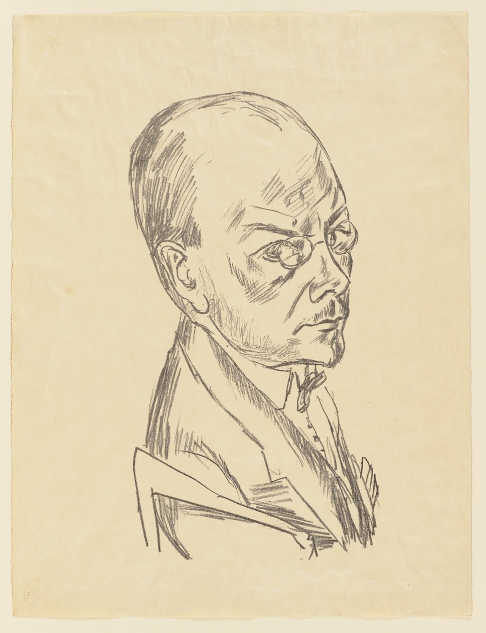 Portrett av Georg Swarzenski av Max Beckmann