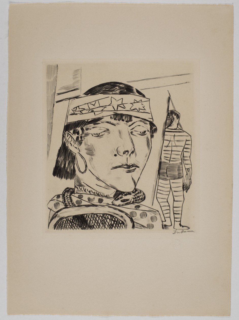 Slangedamen av Max Beckmann