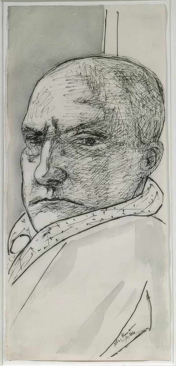 Selvportrett av Max Beckmann