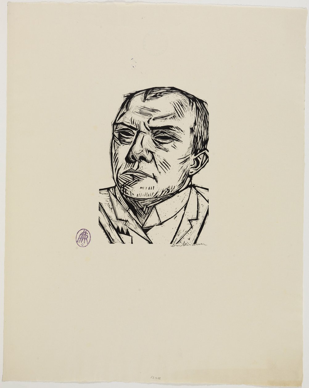 Selvportrett av Max Beckmann