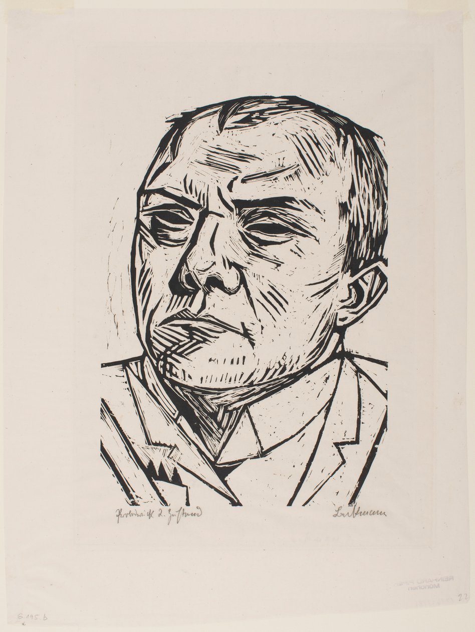 Selvportrett av Max Beckmann