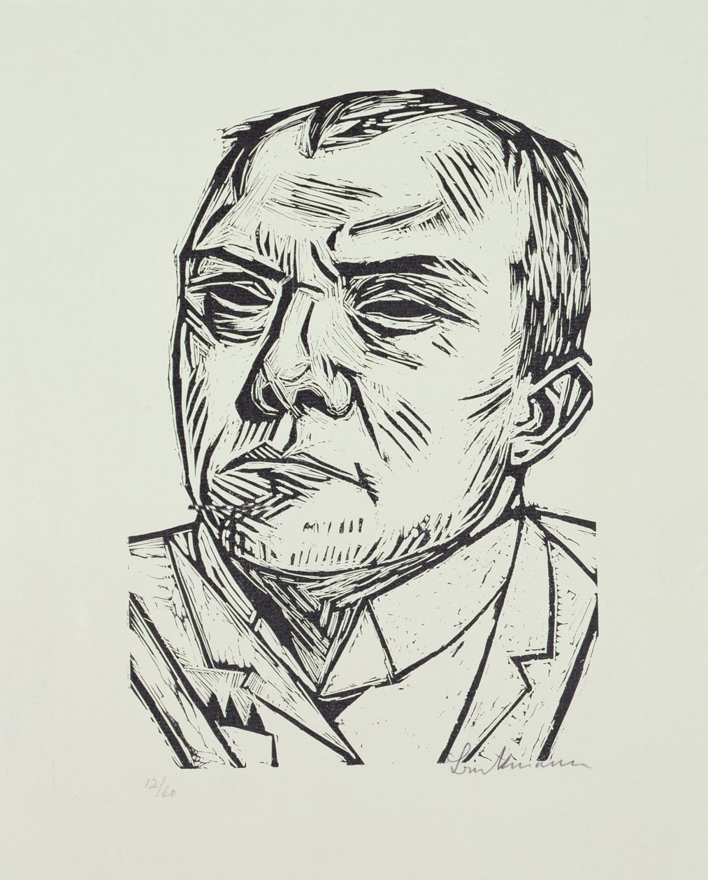 Selvportrett av Max Beckmann