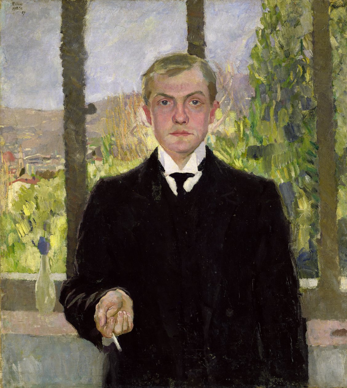 Selvportrett i Firenze av Max Beckmann