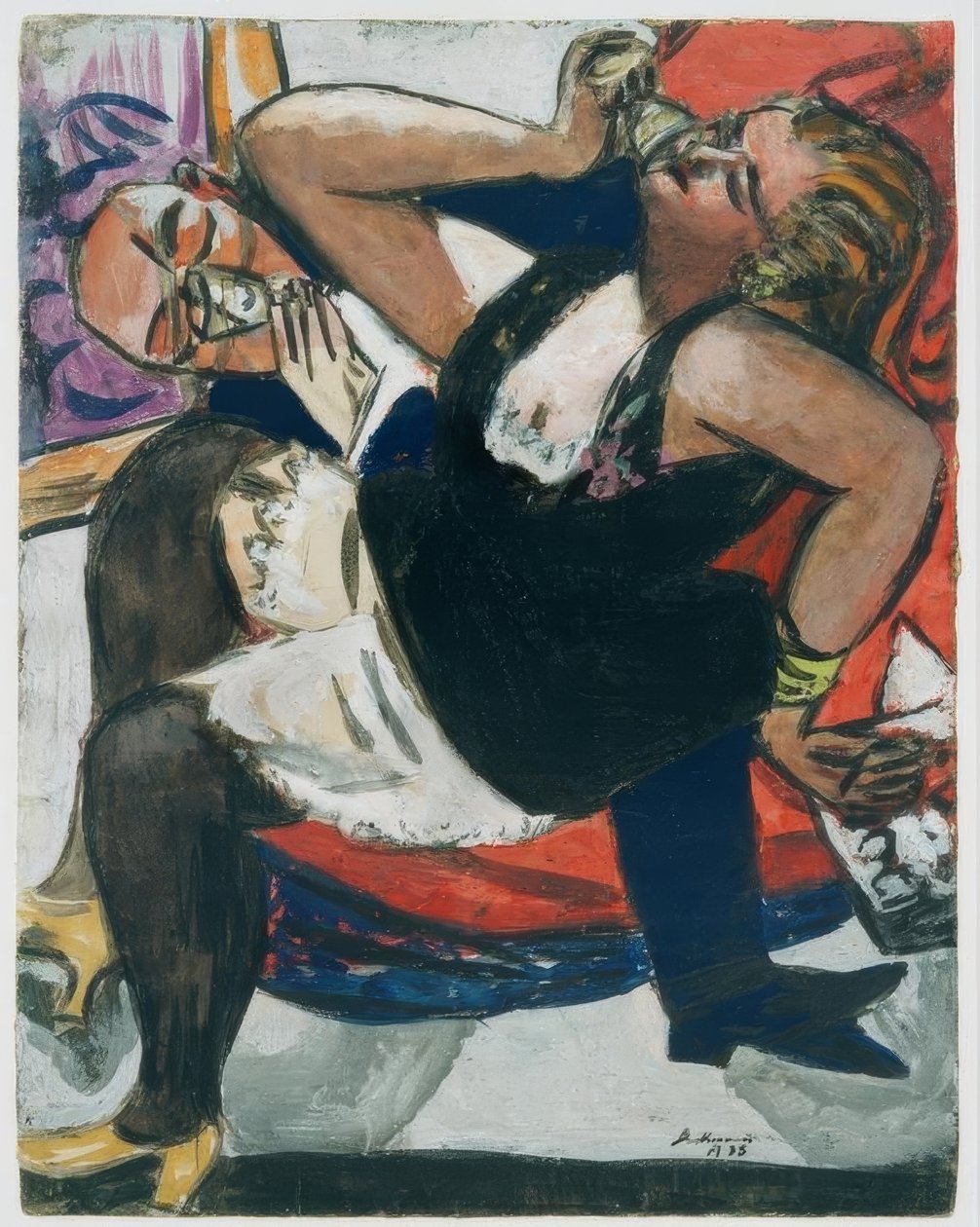 Sittende par av Max Beckmann