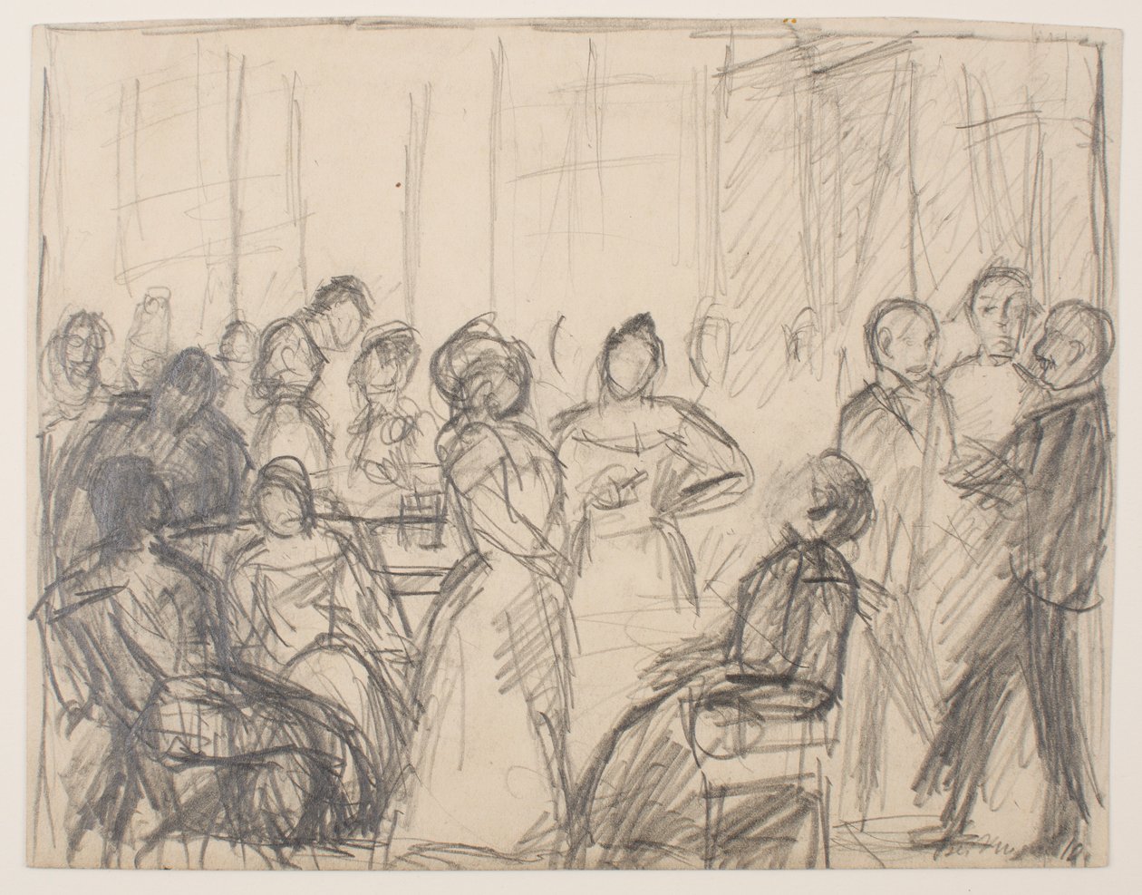 Skisse for Samfunnsfesten av Max Beckmann