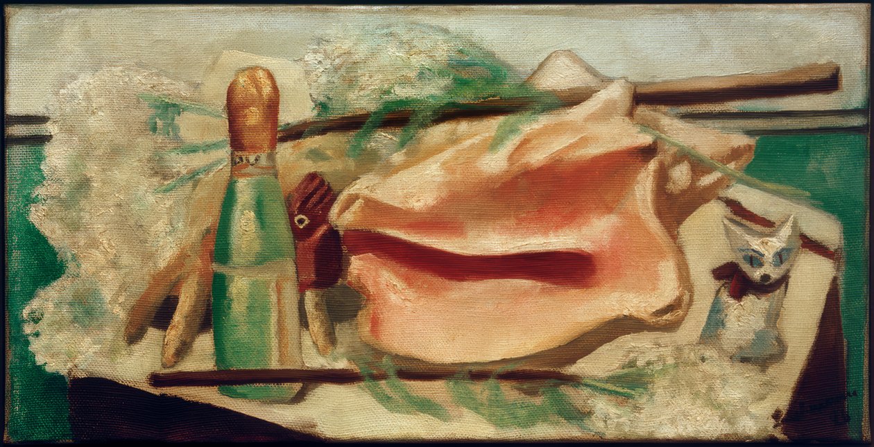 Stilleben med rosa skjell av Max Beckmann