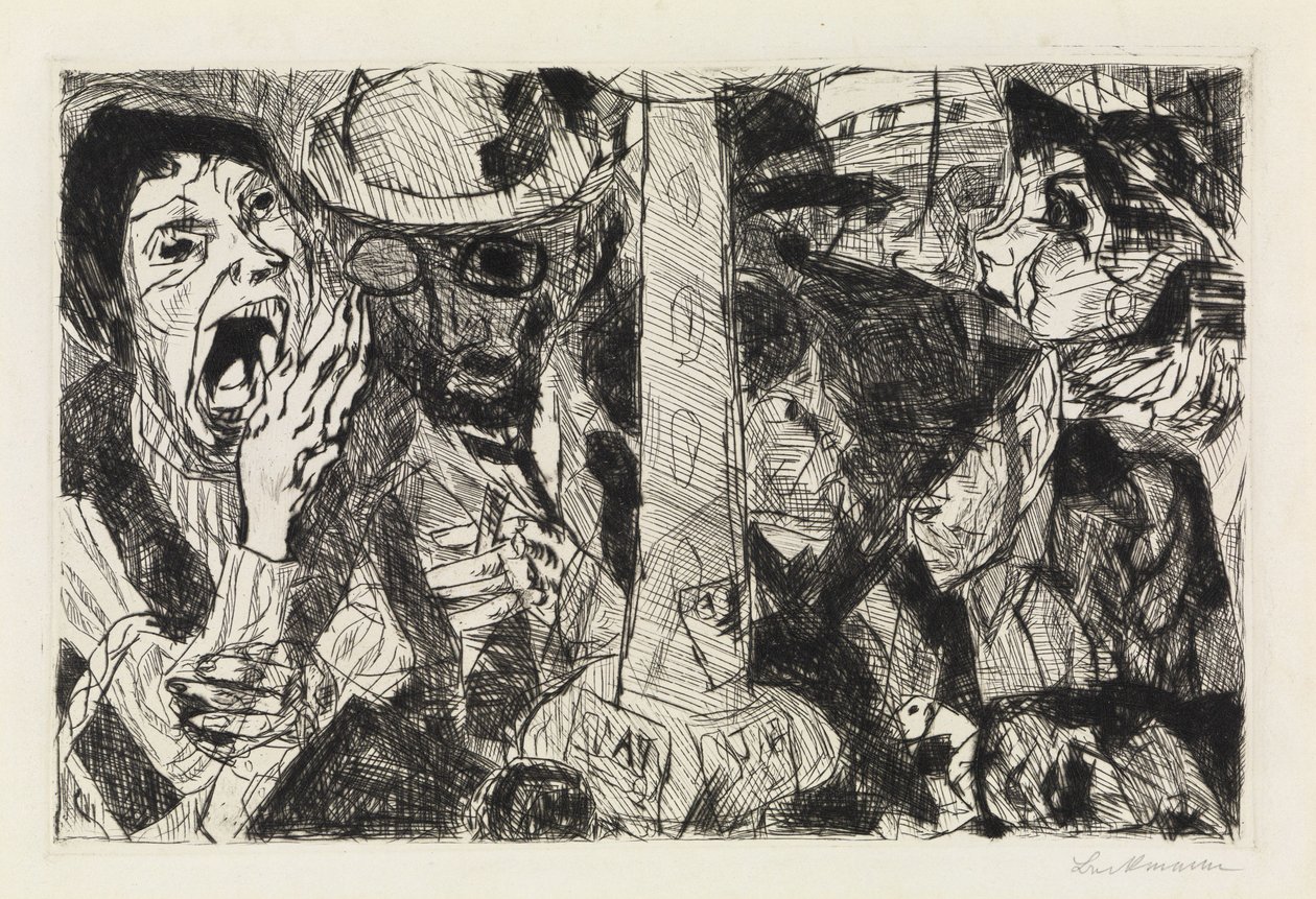 Gate II av Max Beckmann