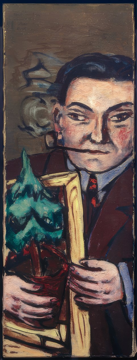 Tannenbaum drar til New York. Portrett av Herbert Tannenbaum av Max Beckmann