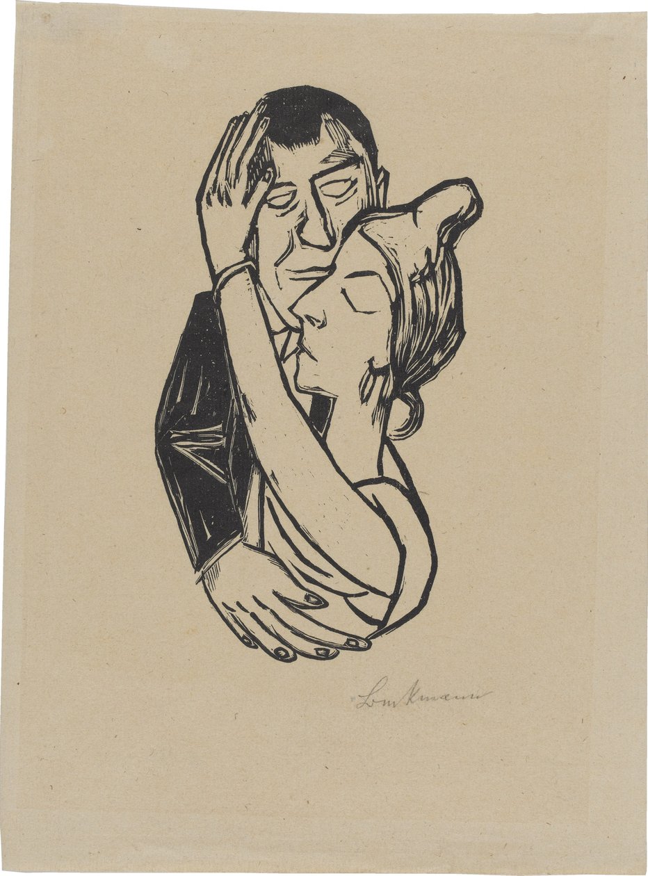 Dansende kvinner (blad 2 fra: Andre Ganymed-mappe) av Max Beckmann