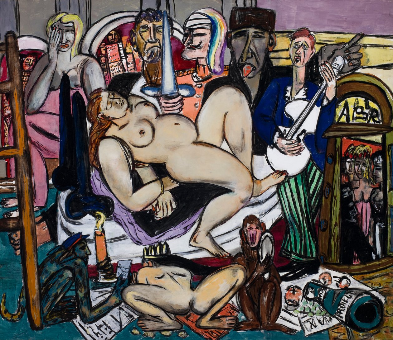 Byen (Bynatt) av Max Beckmann