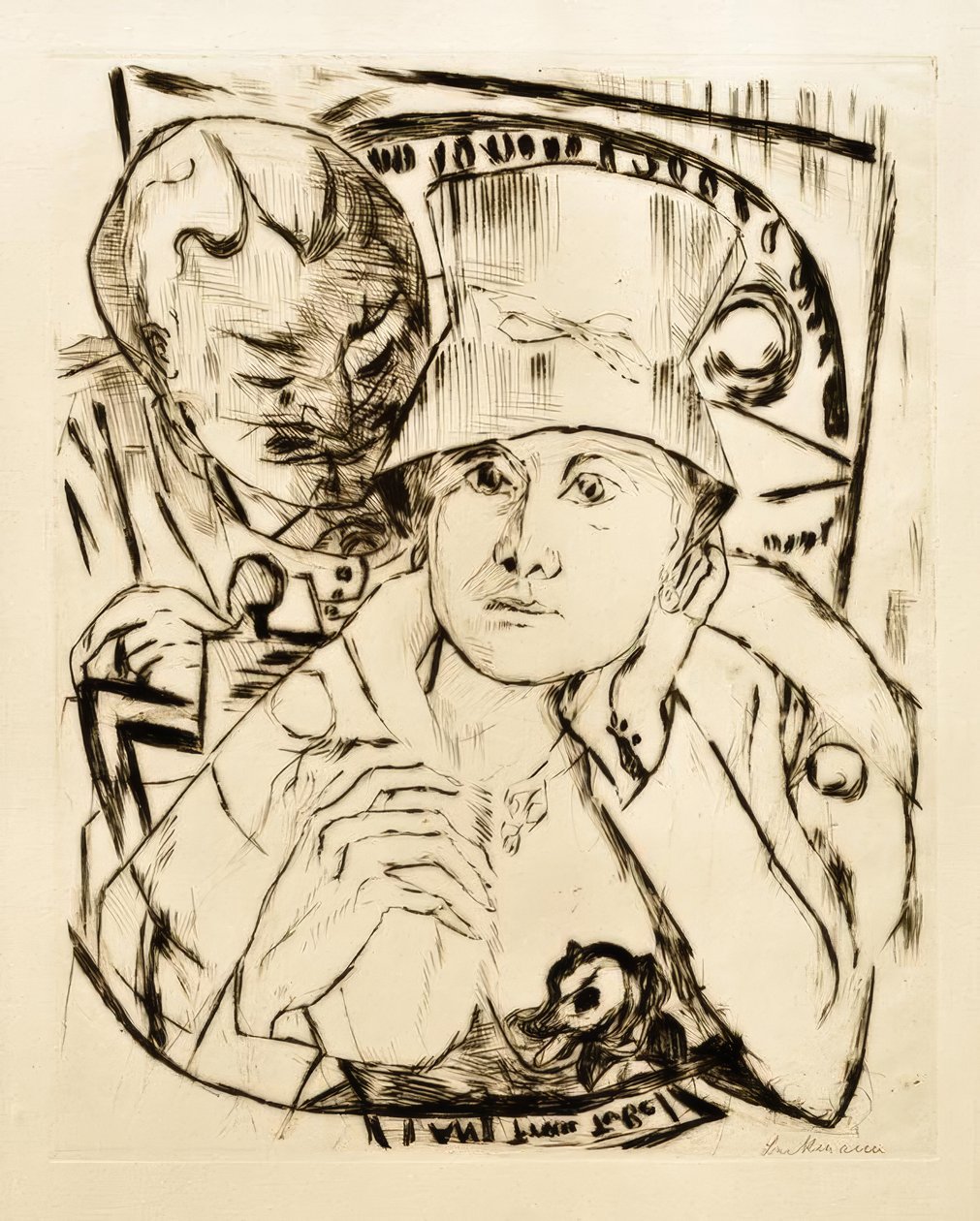 teaterhytte av Max Beckmann
