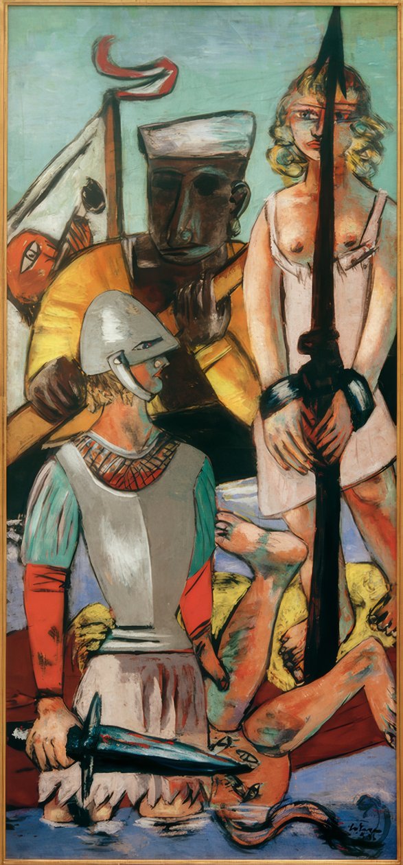 Temptation (Temptation of Saint Anthony) av Max Beckmann