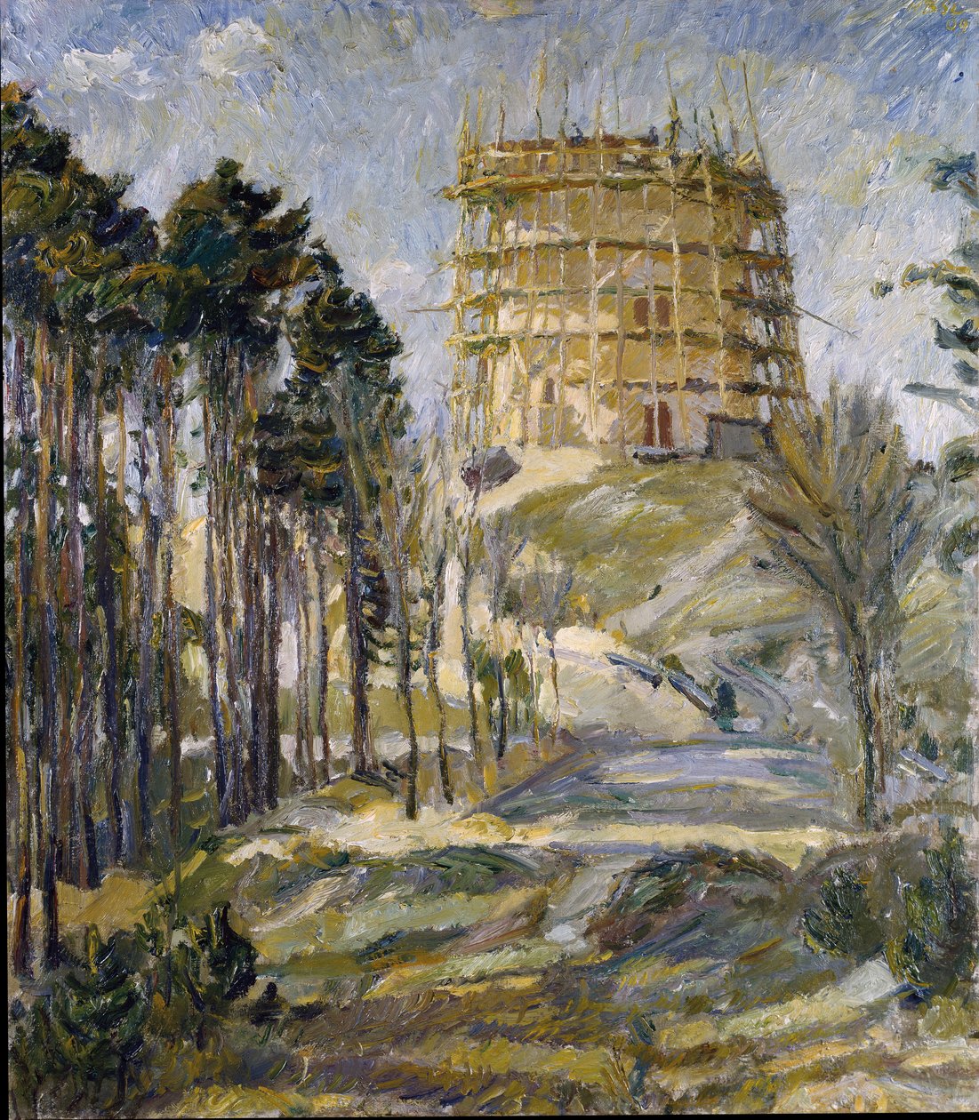 Vanntårn i Hermsdorf av Max Beckmann