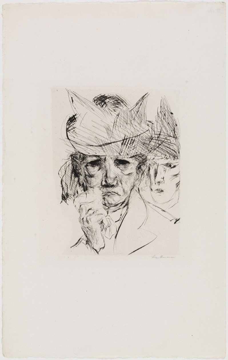Gråtende kvinne av Max Beckmann
