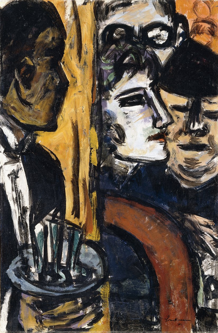 Gul kafé av Max Beckmann