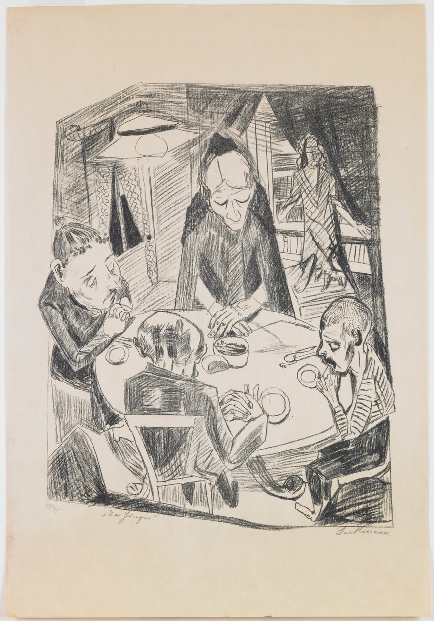 plate 5: Sult av Max Beckmann