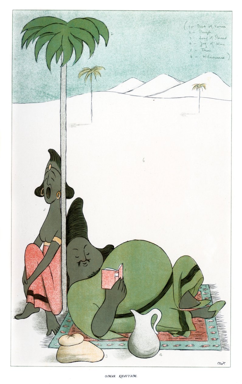 Omar Khayyam, 1904. av Henry Maximilian Beerbohm