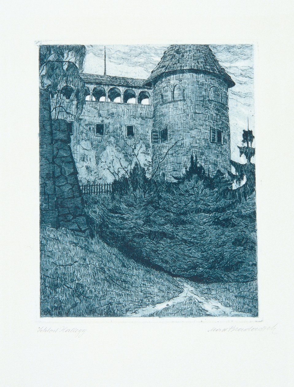 Schloss Hallegg av Max Bradaczek