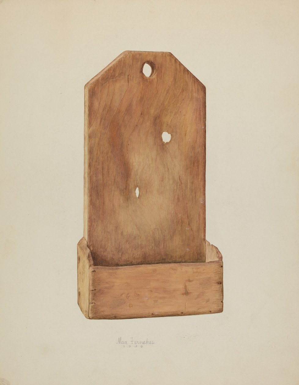 Skurebrett, 1939. av Max Fernekes