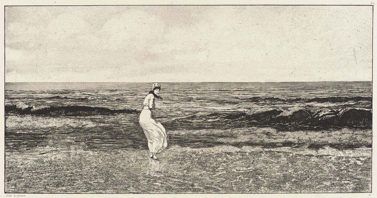 Ved havet av Max Klinger