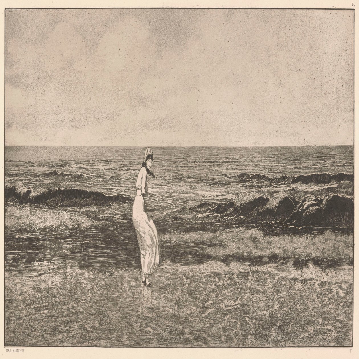 Ved havet. av Max Klinger