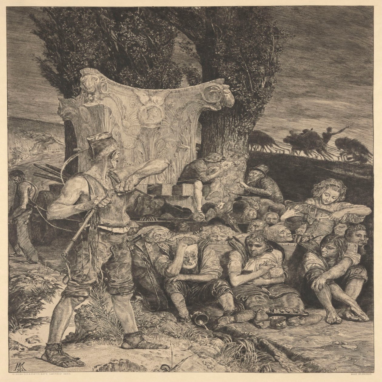 Elendighet av Max Klinger