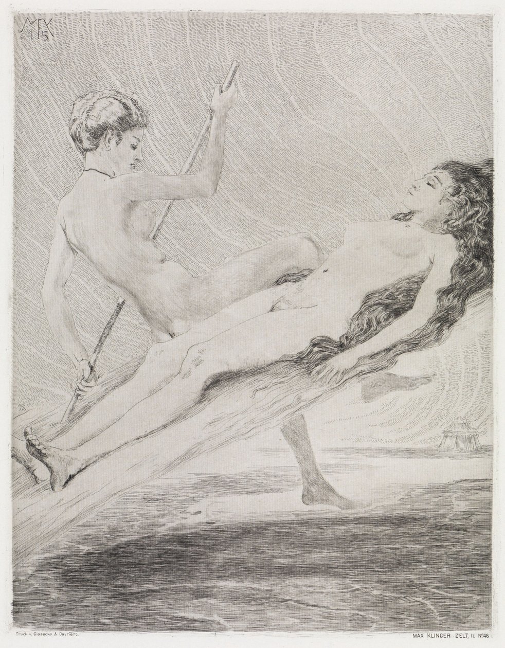 Slutt (Telt, Opus XIV, 2. del, nr. 46) av Max Klinger